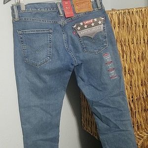 Levi's 511 Cone Denim Made in USA jeans